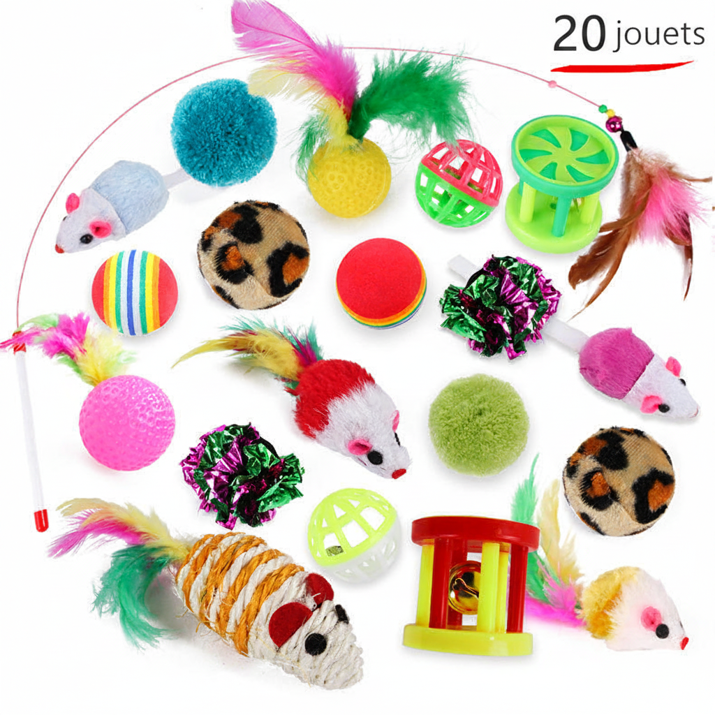Lot de 20 jouets Cathéo Fun