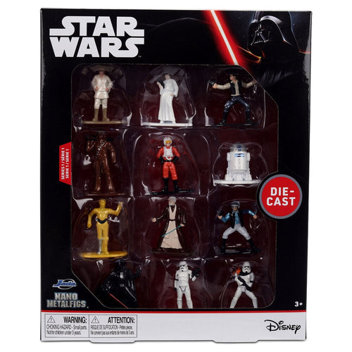 Blister 12 Figurines Metalfigs Star Wars 4cm