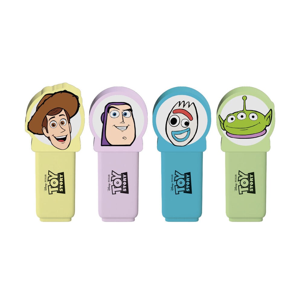 Set 4 surligneurs Toy Story Disney Pixar
