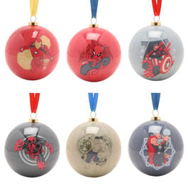 Set de 6 Boules de Noël Avengers Marvel
