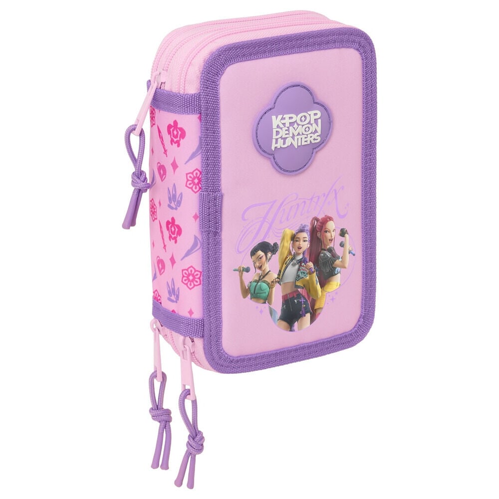 Plumier Triple Stage KPop Demon Hunters 37pzs